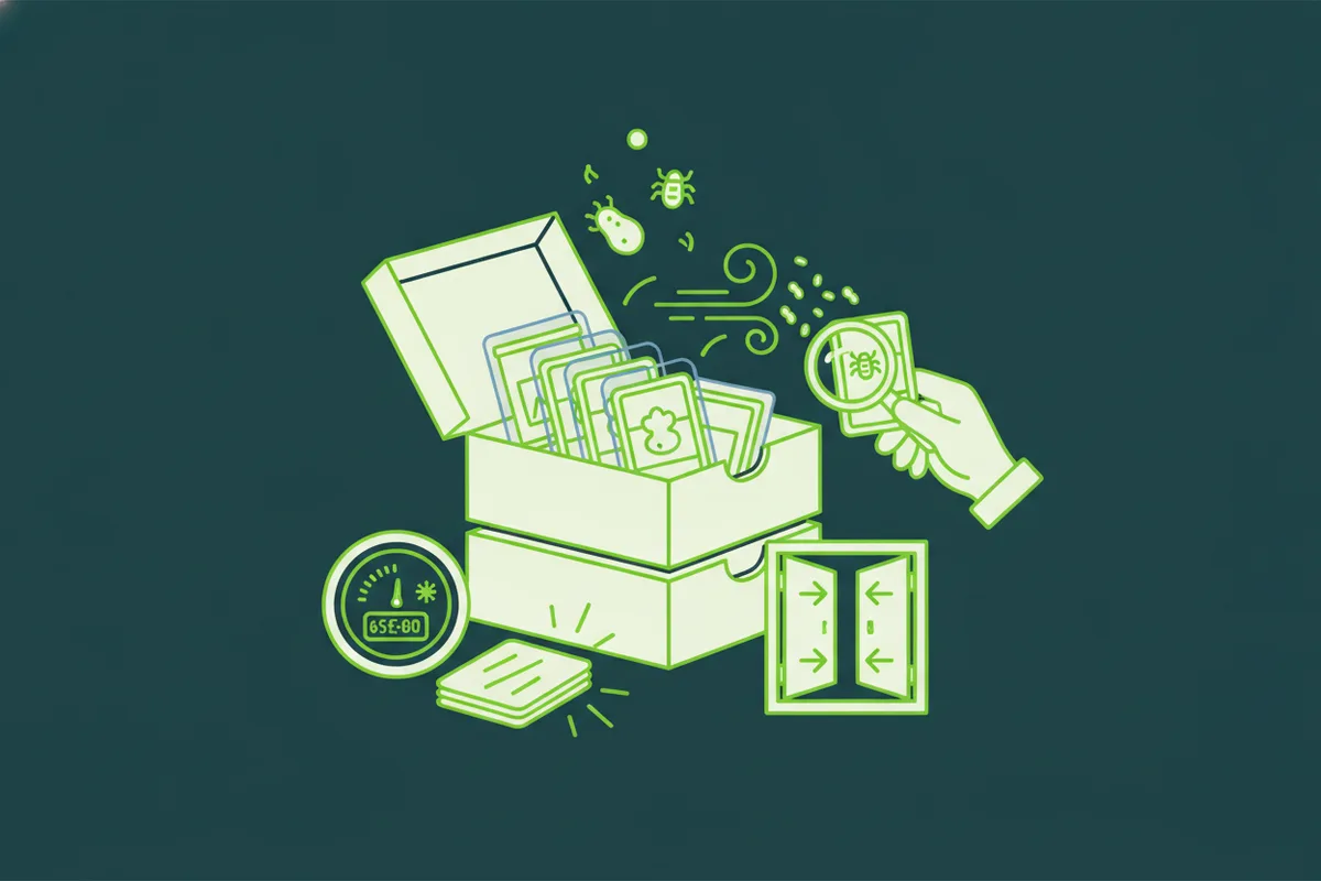 Cómo prevenir hongos y ácaros en cajas de almacenamiento