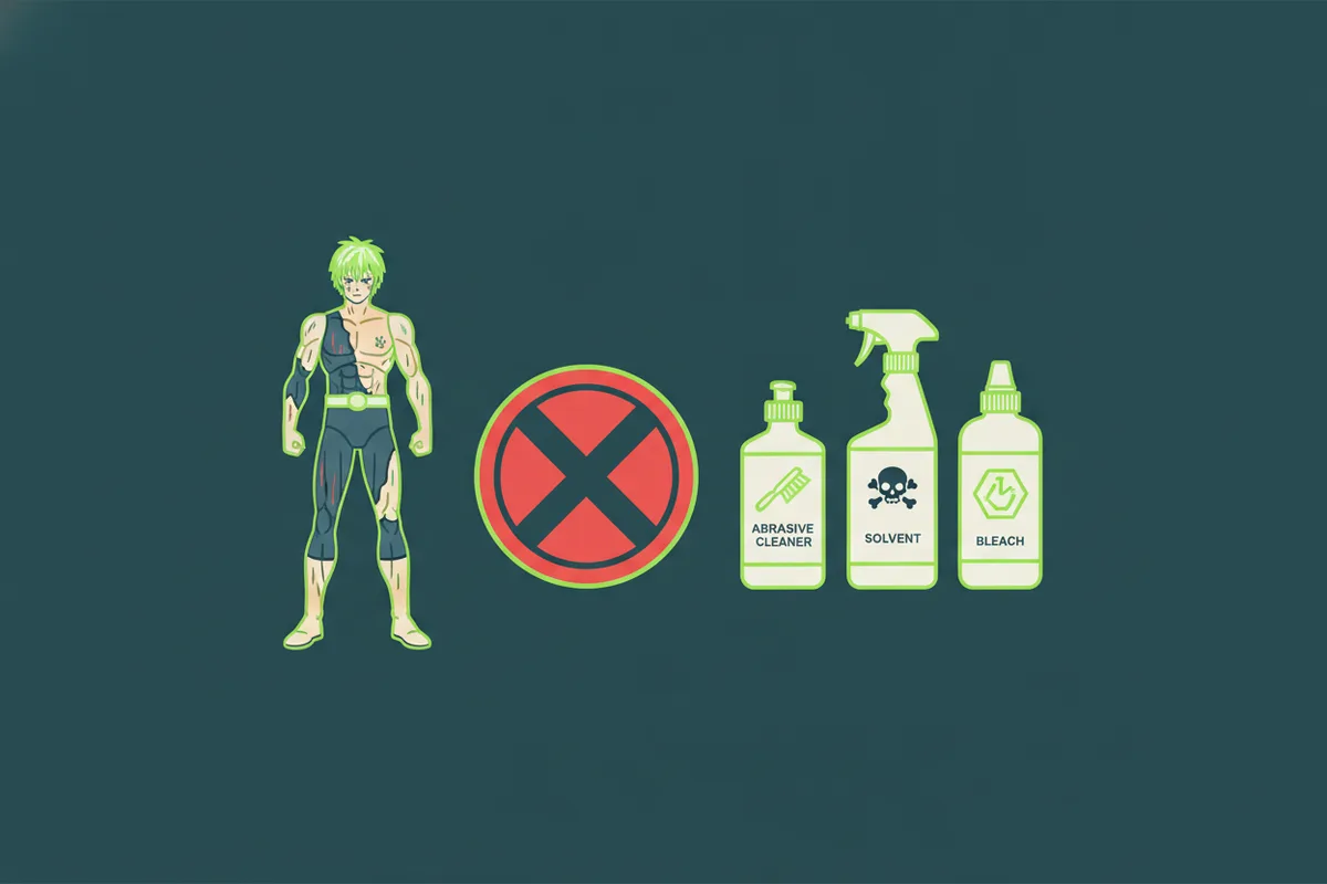 Qué productos de limpieza nunca usar en figuras pintadas